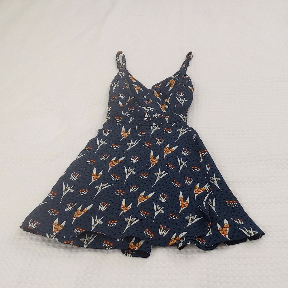 Lulus denim print skort dress